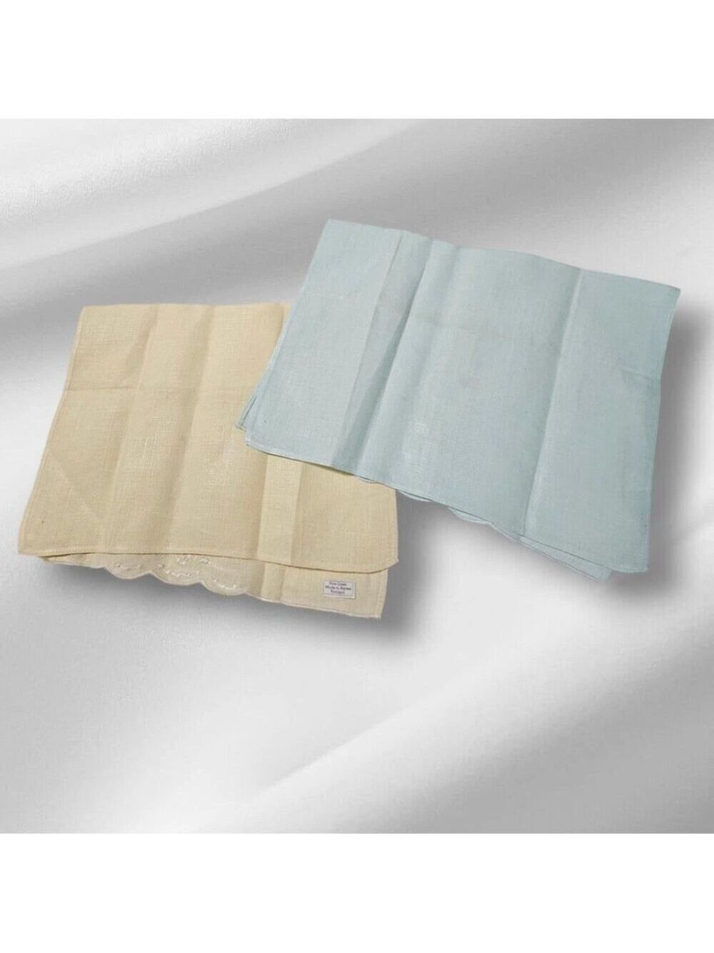 Bundle 6 Linen Napkins Tea Towel Multicolor Floral Embroidered Spring Tableware - Picture 3 of 9